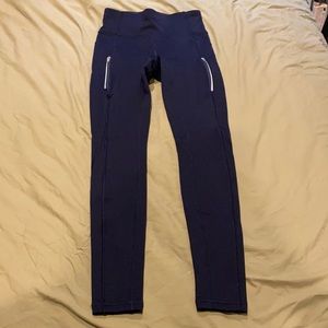Athleta fleece-lined leggings